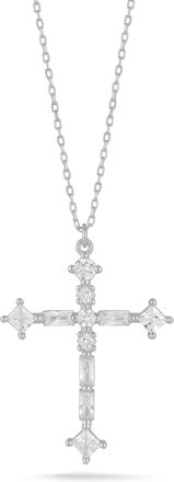 Glaze Jewelry Sterling Silver Cross Necklace