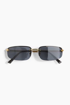 H&M Rechteckige Sonnenbrille - Goldfarben