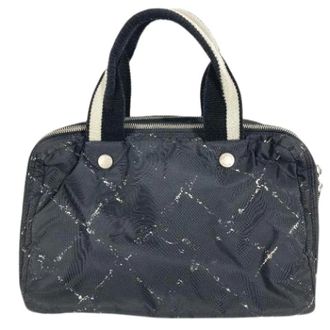 Chanel Pre-owned Travel Line Handbag - Dames - Pre-owned - Zwart - Maat: ONE Size Nylon