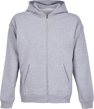 SOLS Unisex Adult Jelo Full Zip Hoodie (Grey Marl) - Size X-Large