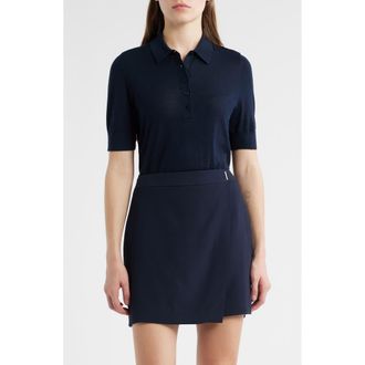 BOSS Fidenka Virgin Wool Polo Sweater in Dk Bu at Nordstrom Rack, Size X-Small