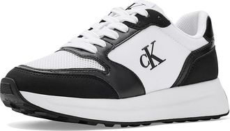 Calvin Klein Hatlee Womens Shoes Black/White Logo : 6.5 M, Synthetic