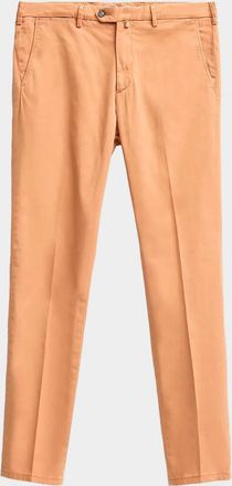 Sartorio Men & apos;s Solid Tapered-Leg Trousers