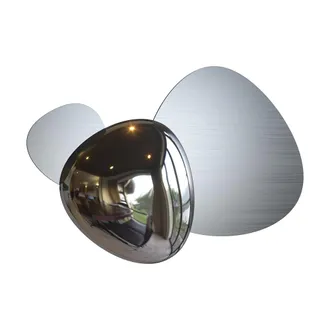 Maytoni Applique Contemporanea Jack-stone Acciaio Colore Nichel Led 8w