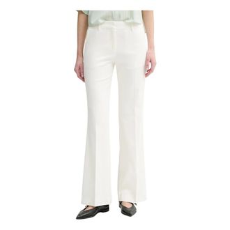 Marc O'Polo Wide Broeken - Dames - Wijde Broeken - Beige - M - Broeken
