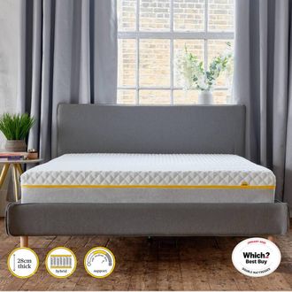 EVE The Premium Hybrid Mattress in White | Size: King