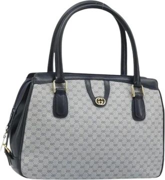 Gucci Pre-owned Handbags, female, Blue, Size: ONE SIZE Pre-owned Vintage Hand Bag