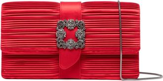 Manolo Blahnik Clutch Capri - Rosso