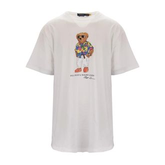 Ralph Lauren T-Shirts, male, White, 2XL, T-Shirt