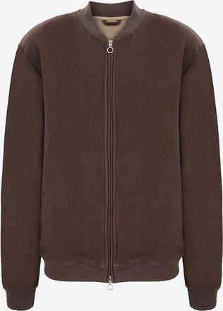 04651/ Slim-Fit-Jacke aus Wolle und Baumwolle