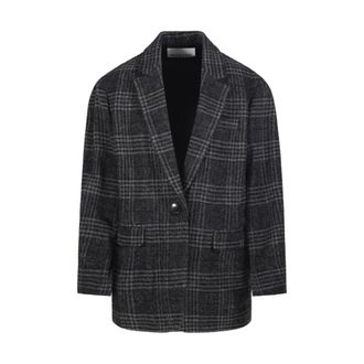 Isabel Marant Dames, Jassen, Grijs, Maat: XS Katoen