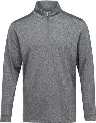 Slazenger Heren Quarter Zip Sweatshirt (Houtskool)