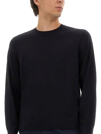 Theory Wool Jersey Sweater - Blue