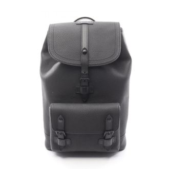 Louis Vuitton Black Leather Backpack (Pre-Owned)