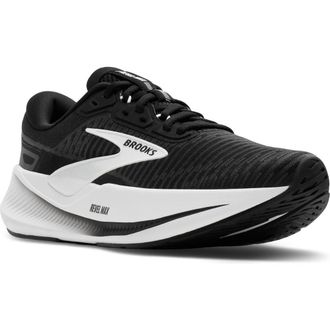 Brooks Revel Max Running Shoe in Black/Grey/White at Nordstrom, Size 10.5