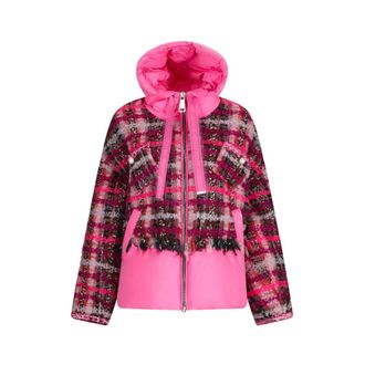 Khrisjoy Jassen, Dames, Roze, S, Tweed, Tweed Stijl Jas