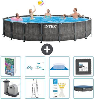 Intex Piscina Prism Frame Redonda - 549x122 Cm - 9-piezas S565