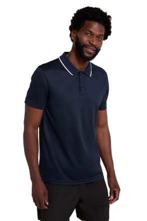 Mountain Warehouse Tournament IsoCool Mens Polo Navy 3XL