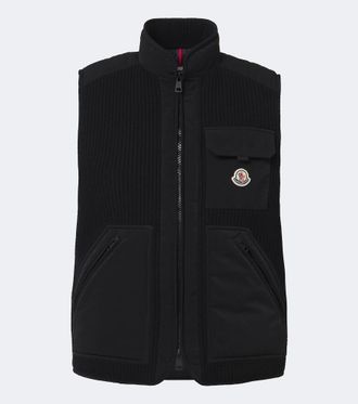 Moncler Lenevra wool-blend down vest