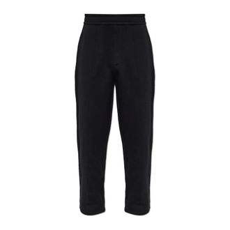 Ami Pantaloni della tuta con logo ricamato - - Trousers - Uomo - Nero - XL