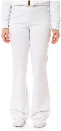 K-Way Jenny Light Spacer Broek - Dames - Sweatpants - Wit - XS - Broeken