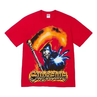 SUPREME SS26 Grim Reaper T-Shirt Red SUP-SS26-159-RED