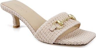 Artisan by Zigi Evana Kitten Heel Sandal in Natural at Nordstrom, Size 11