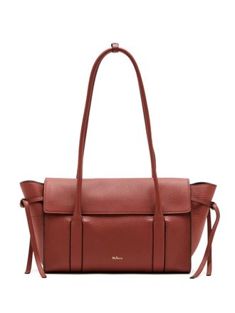 Mulberry small Soft Bayswater logo-detail shoulder bag - Brown