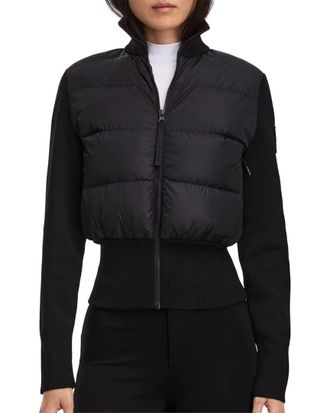 Canada Goose Hybridge Wide Quilt Knit Down Jacket