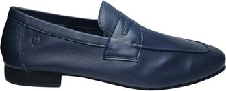 Pollini Mocassins - Heren - Loafers - Blauw - 46 EU - Leer - Schoenen