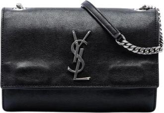 Saint Laurent Pre-owned The Sunset Shoulder Bag - Dames - Vintage Schoudertas - Zwart - ONE Size - Leer - Vintage