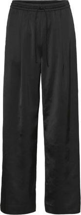 Gestuz Straight Broeken - Dames - Straight fit broeken - Zwart - XS - Broeken