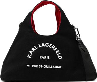 Karl Lagerfeld Krsg Sling Mini shoulder bag - Zwart