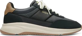 Axel Arigato Genesis Neo Leather Runner in Off Black/tan at Nordstrom, Size 10.5