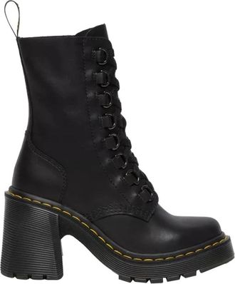 Dr. Martens Chesney Sendal Laars met Hak - Dames - Laarzen met Hak - Zwart - 39 EU - Leer - Schoenen