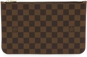 Louis Vuitton Pre-owned Clutches, female, Brown, Size: ONE SIZE Pre-owned Vintage Canvas Clutch