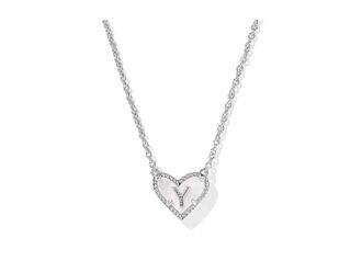 Kendra Scott Heart Letter I Short Pendant Womens Necklace Womens Necklace Y, Brass