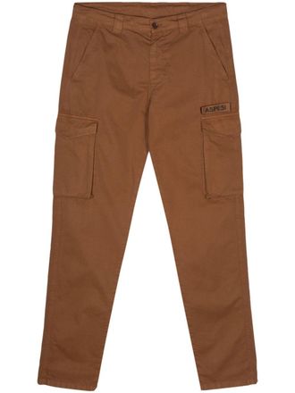 Aspesi cotton cargo trousers - Brown
