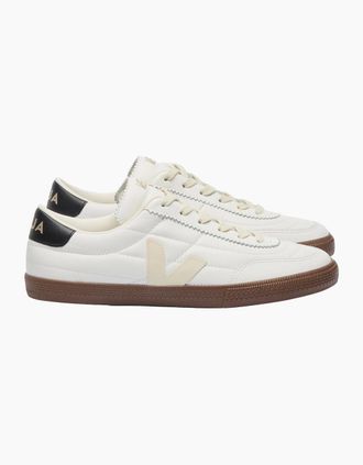 Veja Mens VEJA PANENKA O.T. LEATHER TRAINER WHITE/BLACK/BARK - Size: 11