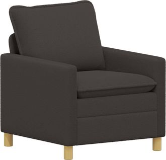 vidaXL Sof&aacute; Gris Oscuro 76 X 81 X 87,5 Cm Tela Vidaxl