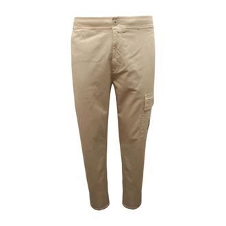 Stone Island Slim-fit Trousers, male, Beige, Size: W30 Pantalone Ghost Regular Fit
