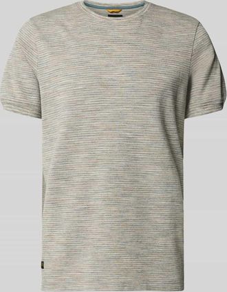 Camel Active T-Shirt mit Rundhalsausschnitt in Jeansblau, Gr&ouml;&szlig;e 3XL