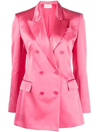 P.A.R.O.S.H. Blazer met dubbele rij knopen - Roze
