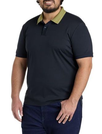 BOSS Big & Tall Phillipson 199 Polo Shirt in Dark Blue at Nordstrom, Size 2X Big
