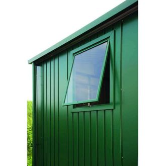 BIOHORT Elemento finestra per Casetta Europa grigio scuro metallizzato
