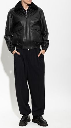 Arma Leather Jacket Bari, Mens, Black