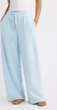 Kulani Kinis Terry Track Pants in Baby Bluebell at Nordstrom, Size X-Small