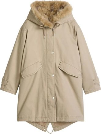 Marc O'Polo Parka in Cotone Twill - - Coats - Donna - Beige - M