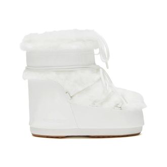 Moon Boot Moon Boot, Winter Boots, female, White, Size: 6 US Icon Low Faux Fur Boot