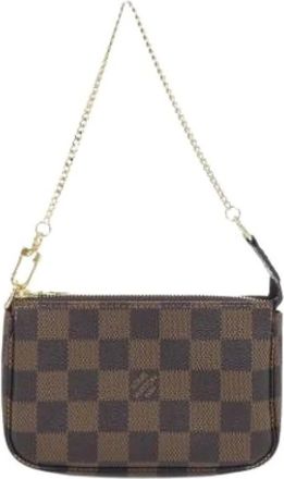 Louis Vuitton Pre-owned Mini Bags, female, Brown, Size: ONE SIZE Pre-owned Mini Pochette Accessoires